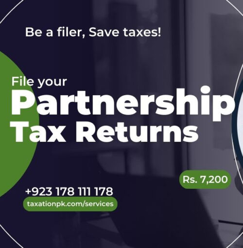 Partnership Tax Return Filing – Income Tax Compliance for AOPs in Pakistan
